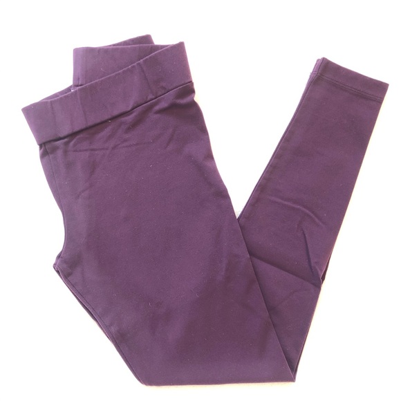 Matty M leggings in dark purple / merlot, sz Small - Picture 2 of 7